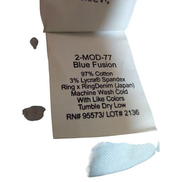 Retro 70s Style Flair Faux Fur Lined Hippie Jeans Women's Size 27 (30) Boho Y2K - Picture 8 of 10